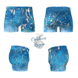 Boxers Caleçon Homme PM3 Bleu Poisson Dragon - Couleurs Lagon
