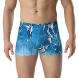 Boxers Caleçon Homme PM3 Bleu Poisson Dragon - Couleurs Lagon