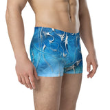 Boxers Caleçon Homme PM3 Bleu Poisson Dragon - Couleurs Lagon