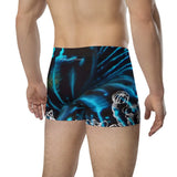 Boxers Homme Bleu Bénitier Corail - Couleurs Lagon
