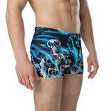 Boxers Homme Bleu Bénitier Corail - Couleurs Lagon