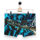 Boxers Homme Bleu Bénitier Poisson - Couleurs Lagon