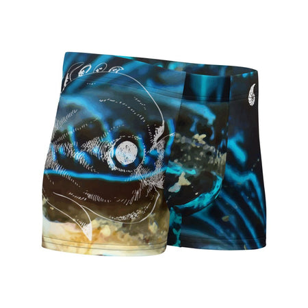 Boxers Homme Bleu Bénitier Poisson - Couleurs Lagon