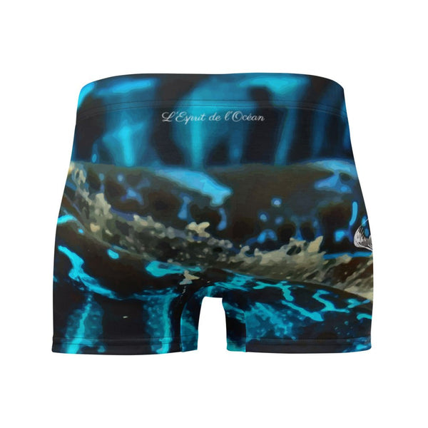 Boxers Homme Bleu Bénitier Poisson - Couleurs Lagon
