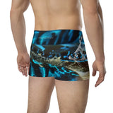 Boxers Homme Bleu Bénitier Poisson - Couleurs Lagon