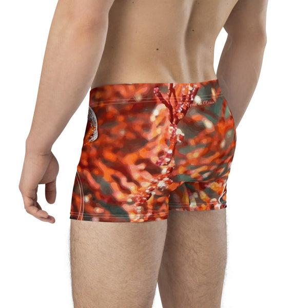 Boxers Homme Gorgones Rouge Nautile - Couleurs Lagon