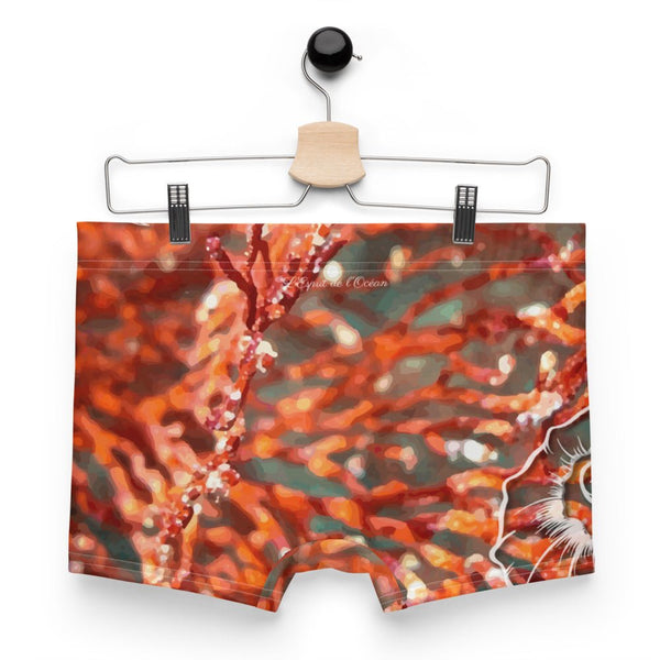 Boxers Homme Gorgones Rouge Nautile - Couleurs Lagon