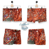Boxers Homme Gorgones Rouge Poisson Dragon - Couleurs Lagon
