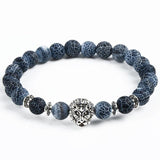 Bracelet Animaux Agates Onyx Dragon Bleu Nuit - Couleurs Lagon