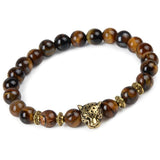 Bracelet Animaux Agates Onyx Dragon Bleu Nuit - Couleurs Lagon