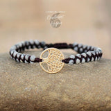 Bracelet arbre porte-bonheur des Amoureux - Couleurs Lagon