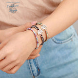 Bracelet arbre porte-bonheur des Amoureux - Couleurs Lagon