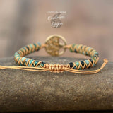 Bracelet arbre porte-bonheur des Amoureux - Couleurs Lagon