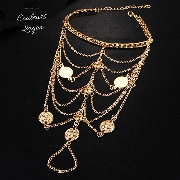 Bracelet de cheville bijoux de pieds nus Couleurs Lagon - Couleurs Lagon