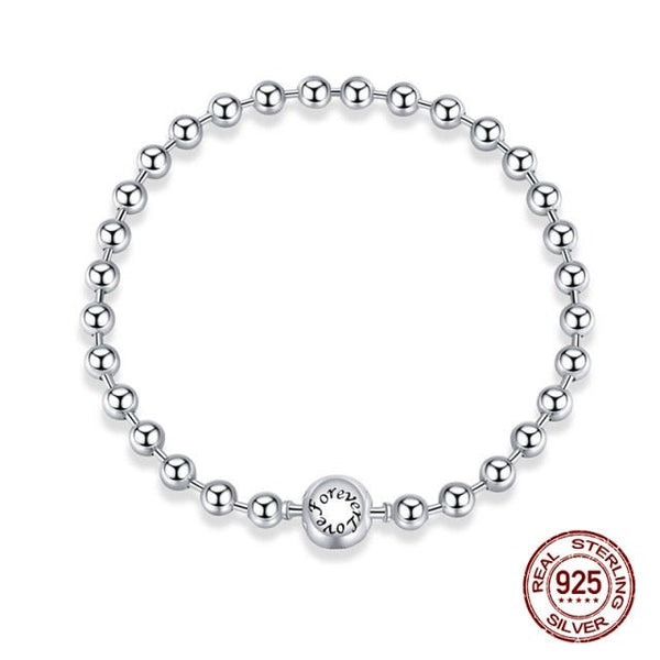 boule For ever love et Bracelet de Luxe en Argent 925 Certifié - Couleurs Lagon