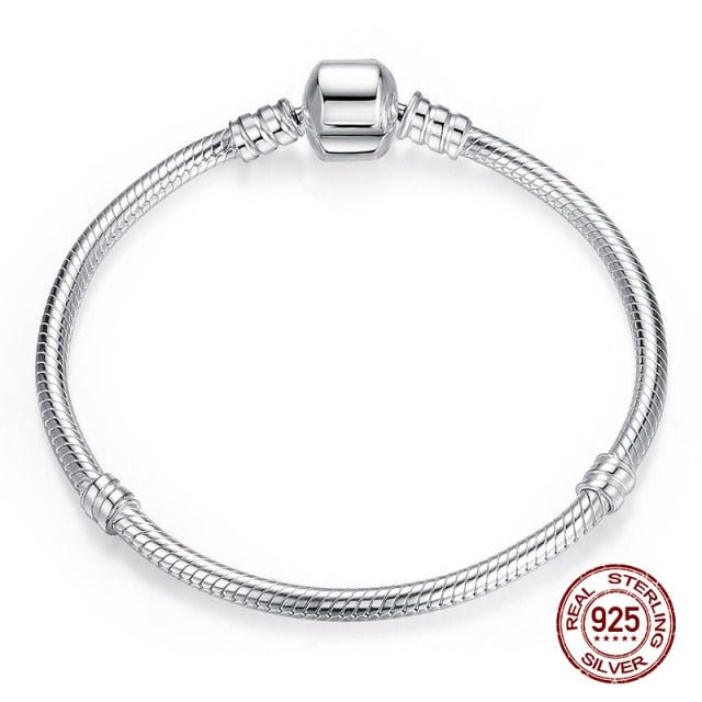 boule carré - Bracelet de Luxe en Argent 925 Certifié - Couleurs Lagon