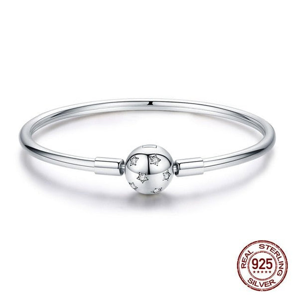 boule étoilé - Bracelet de Luxe en Argent 925 Certifié - Couleurs Lagon
