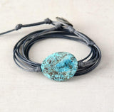 Bracelet LAGON BLEU Pierre Naturelle Amazonite - Couleurs Lagon