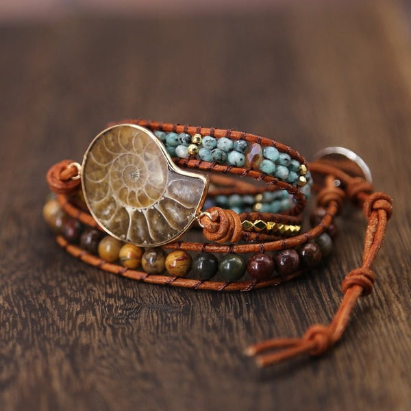 Bracelet Nautile Océan - Couleurs Lagon