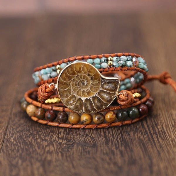 Bracelet Nautile Océan - Couleurs Lagon