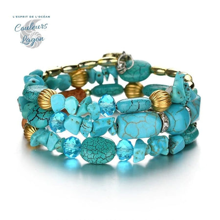 presentation - Bracelets Bleu Couleurs Lagon - Couleurs Lagon
