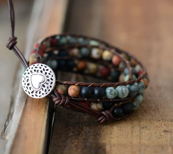 Bracelets Energie Coeur Pour Femme - Couleurs Lagon