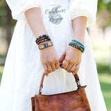 Bracelets Energie Coeur Pour Femme - Couleurs Lagon