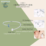Bracelets Queue de Sirène en Argent Massif 925 - Couleurs Lagon