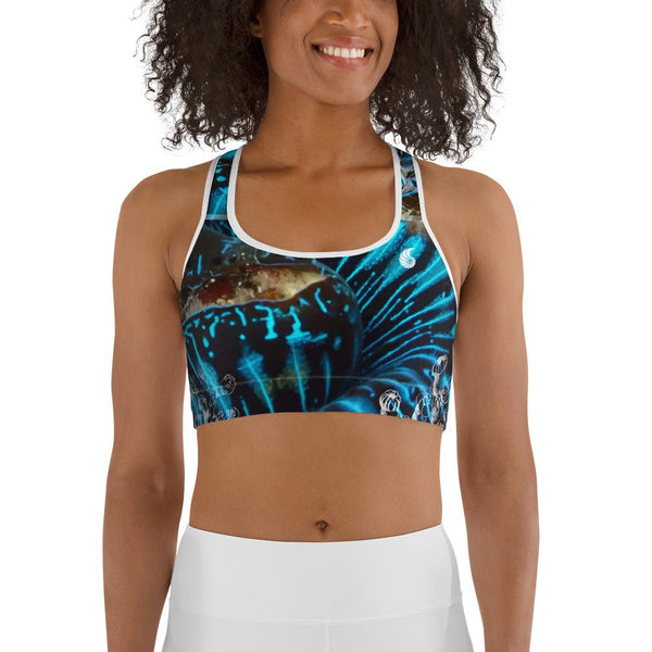 Brassière de Sport Couleurs Lagon BENITIER BLEU - Couleurs Lagon