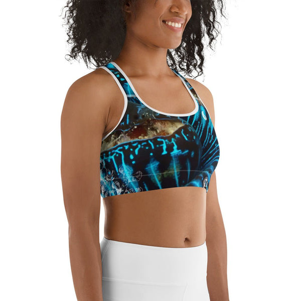 Brassière de Sport Couleurs Lagon BENITIER BLEU - Couleurs Lagon