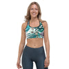 Brassière de Sport Couleurs Lagon FLORAL LIBELLULE - Couleurs Lagon
