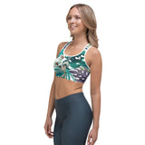 Brassière de Sport Couleurs Lagon FLORAL LIBELLULE - Couleurs Lagon