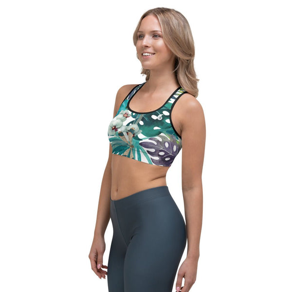 Brassière de Sport Couleurs Lagon FLORAL LIBELLULE - Couleurs Lagon