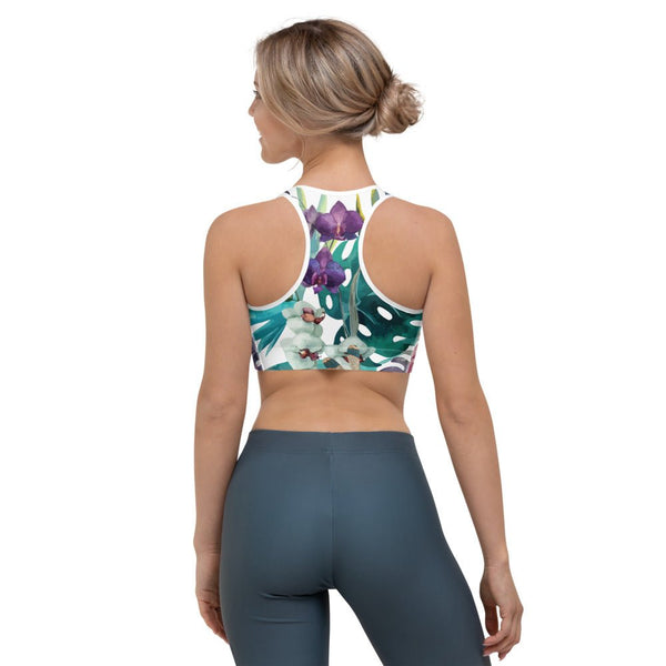 Brassière de Sport Couleurs Lagon FLORAL LIBELLULE - Couleurs Lagon
