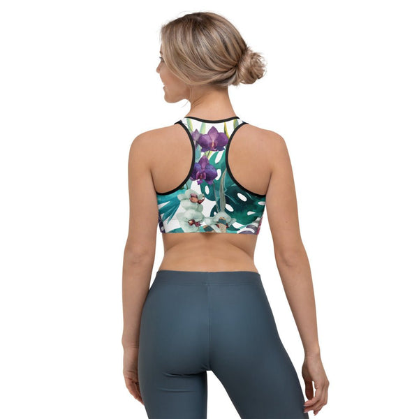 Brassière de Sport Couleurs Lagon FLORAL LIBELLULE - Couleurs Lagon