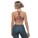 Brassière de Sport Couleurs Lagon GORGONES ROUGE D - Couleurs Lagon