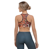 Brassière de Sport Couleurs Lagon GORGONES ROUGE D - Couleurs Lagon