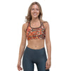 Brassière de Sport Couleurs Lagon GORGONES ROUGE D - Couleurs Lagon