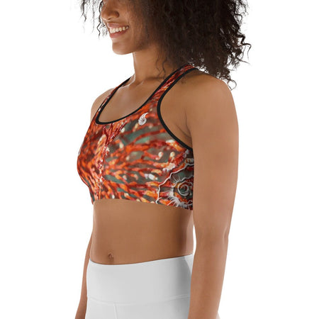 Brassière de Sport Couleurs Lagon GORGONES ROUGE G - Couleurs Lagon