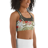 Top sport nautique femme motif marine 2 UPF50+ — avant Couleurs Lagon Nouvelle-Calédonie