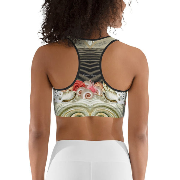 Top yoga dos nageur motif marin marine 2 UPF50+ — dos Couleurs Lagon