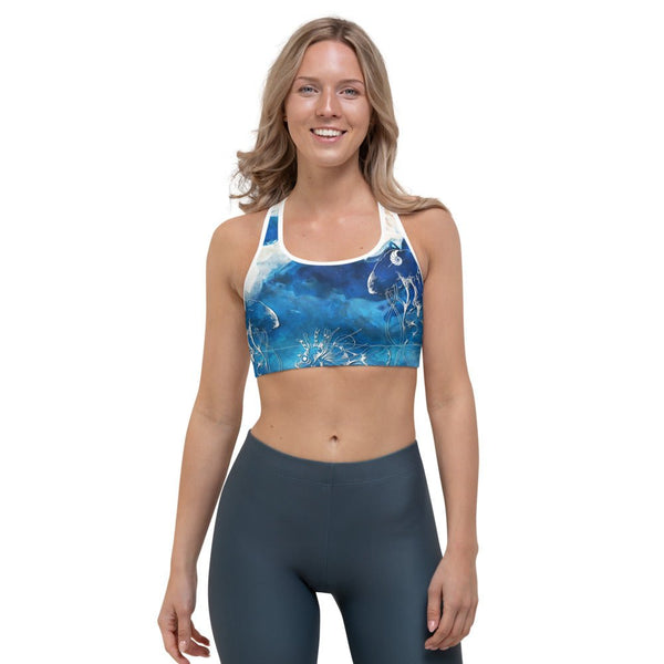 Brassière de Sport Couleurs Lagon MARINE 3 PACIFIC TIE DYE - Couleurs Lagon