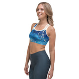 Brassière de Sport Couleurs Lagon MARINE 3 PACIFIC TIE DYE - Couleurs Lagon