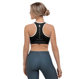 Brassière de Sport Couleurs Lagon NAUTILE BLACK 2 - Couleurs Lagon