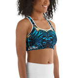 Brassière de Sport Couleurs Lagon Océan BENITIER BLEU - Couleurs Lagon