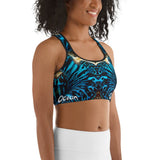 Brassière de Sport Couleurs Lagon Océan BENITIER BLEU - Couleurs Lagon