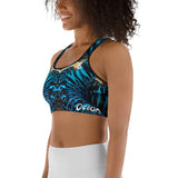 Brassière de Sport Couleurs Lagon Océan BENITIER BLEU - Couleurs Lagon