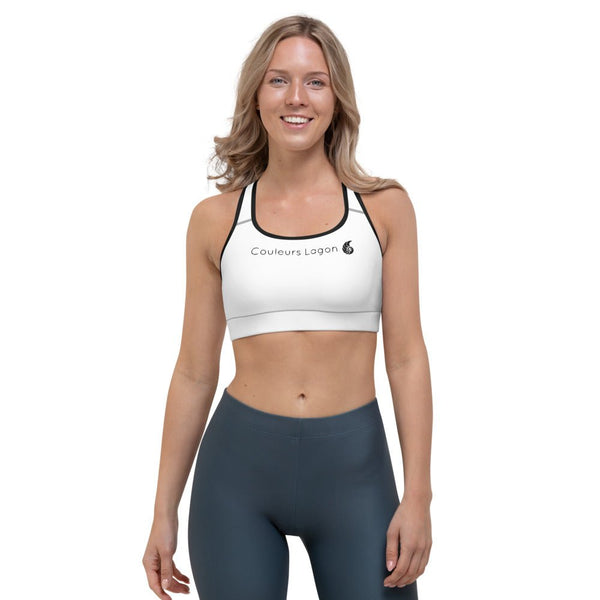 Brassière de Sport Couleurs Lagon WHITE - Couleurs Lagon