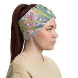 Cache cou multi usage Couleurs Lagon Floral 1 - Couleurs Lagon