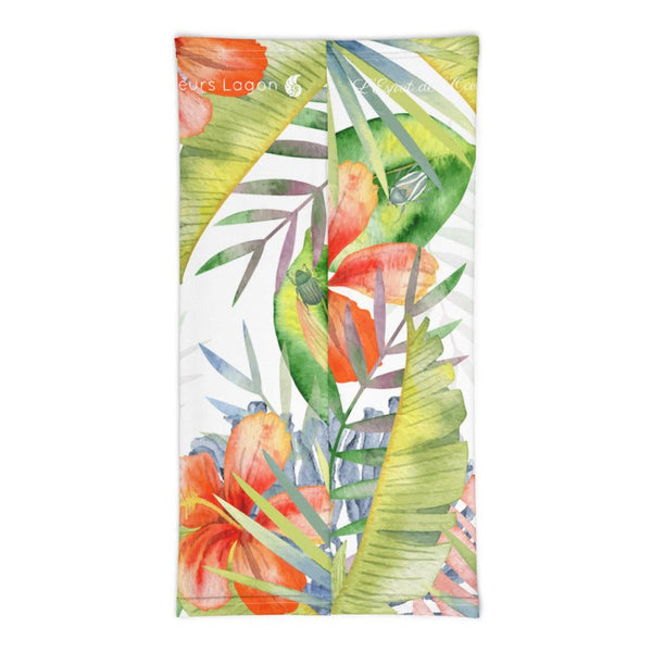Cache cou multi usage Couleurs Lagon Floral 1 - Couleurs Lagon